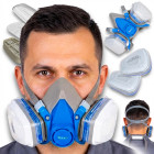 Korduvkasutatav värvimise poolmask Geko