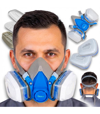 Korduvkasutatav värvimise poolmask Geko