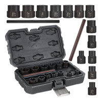 Kahjustatud poltide eemalduspadrunite komplekt – 15 osa, 6–19 mm