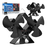 Kahe rootoriga termoelektriline kaminaventilaator GEKO