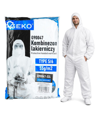 Värvimiskombinesoon kapuutsiga, 55 g/m2, tüüp 5/6, suurus XXL
