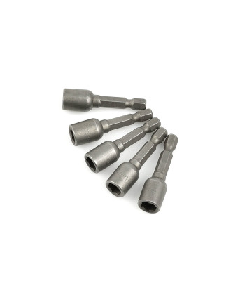 Magnetiliste kruvikeeramispadrunite komplekt, 5 tk, 8mmx48mm, 1/4