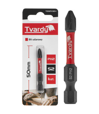 Tvardy löökkruvikeeraja otsak S2 PH2 50mm (1/10/50/500)