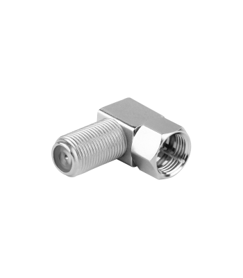 F-pistiku ja F-pesa 90° nurgadapter Cabelcon 90-FM-FF