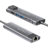 USB-C hubi adapter HDMI, 2 × USB 3.0, 2 × USB-C, RJ-45 – Kruger&Matz KM0391.2