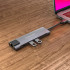 USB-C hubi adapter HDMI, 2 × USB 3.0, 2 × USB-C, RJ-45 – Kruger&Matz KM0391.2