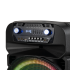 Aktiivne kõlar 2 juhtmevaba UHF-mikrofoni, SD, Bluetooth, FM, USB, LED, 60 Watt, KM 1718