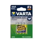 Akupatareid 4 tk/pakendis, VARTA AAA 1000mAh