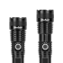 Akuga LED-taskulamp Rebel, 10 W, zoom, alumiinium, 1000 lm, IP65, USB-C, 165 x 40 x 35 mm