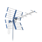 Hõbedane TV-antenn DVB-T/T2 VHF/UHF COMBO 5G Protected Telkom Telmor TT W19