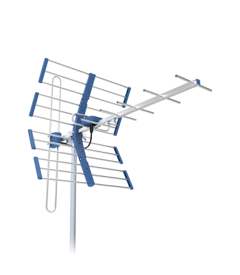 Hõbedane TV-antenn DVB-T/T2 VHF/UHF COMBO 5G Protected Telkom Telmor TT W19