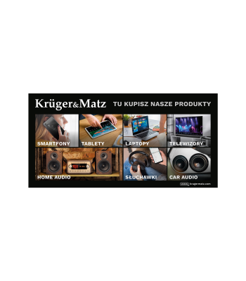 Bänner Kruger&Matz – siit saate osta meie tooteid, 200 x 100 cm