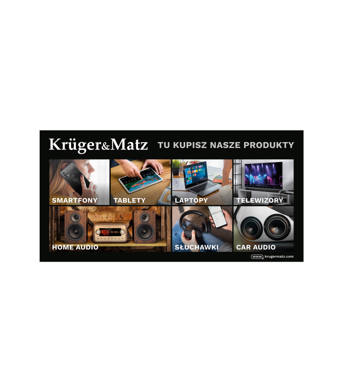 Bänner Kruger&Matz – siit saate osta meie tooteid, 200 x 100 cm