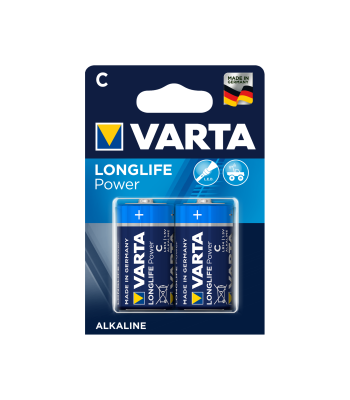 Leelispatarei VARTA LONGLIFE, 2 tk/blistris, LR14