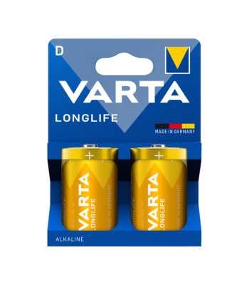 Leelispatarei, 2 tk blisterpakendis – VARTA LONGLIFE LR20