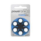 Kuuldeaparaadi ja implantaadi patareid POWER ONE IMPLANTplus VARTA 675, 6 tk