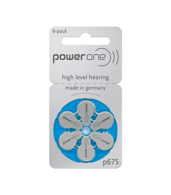 POWER ONE VARTA kuuldeaparaatide patareid, 6 tk/blister, PR44/675