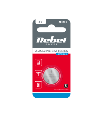 Patarei Rebel Extreme 1 tk/blister, CR2025
