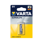 VARTA SUPERLIFE patarei, 1 tk/bl., 9 V, 6F22, 48,5 x 26,2 x 17 mm