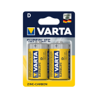 Patareid, 2 tk blisterpakendis, VARTA SUPERLIFE R20, D