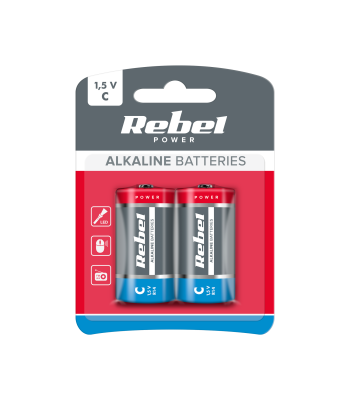 Leelispatareid 2 tk blisterpakendis, Rebel LR14