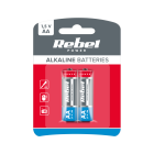 Leelispatareid, 2 tk blisterpakendis – Rebel LR6 (AA)
