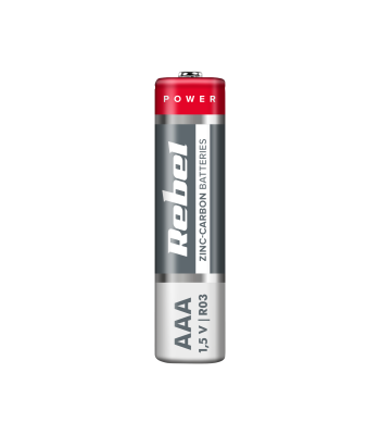 Tsink-süsinikpatareid Rebel R03 AAA