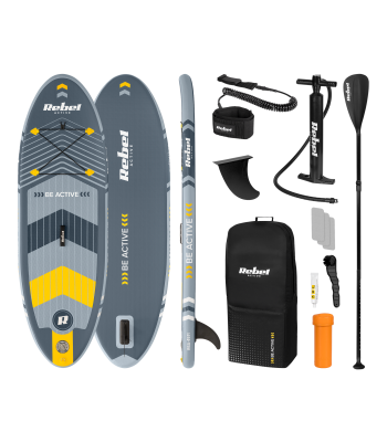 Rebel Active täispuhutav SUP-laud, komplekt RBA-4511, 244x76x10
