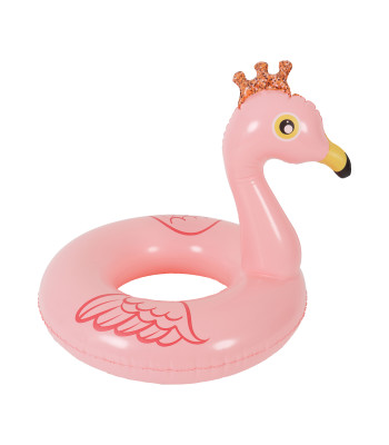 Täispuhutav ujumisrõngas – flamingo SUNCLUB 48 cm × 46 cm
