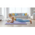 Kodune pilatese treeninglaud, multifunktsionaalne fitnessitreeningu vahend Rebel Active, 9 ühes, lilla