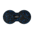 Kahekordne massaažipall, must-sinine, EPP, Rebel Active, 12 cm