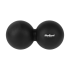 Kahekordne massaažipall Duoball Rebel Active, must, silikoon, 6,2 cm