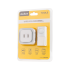 Juhtmevaba uksekell Rebel pistikuga (36 meloodiat, 2 USB-pesa), 230V