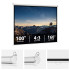 Seinale paigaldatav projektsiooniekraan Cabletech 100″, 200 x 150 cm