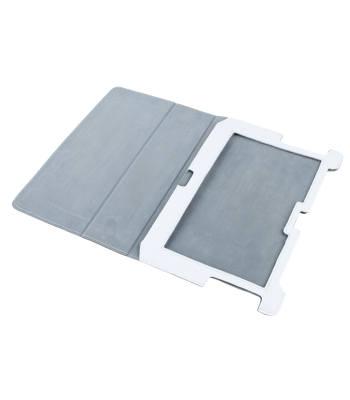 Valge naturaalsest nahast ümbris Samsung Galaxy Tab II tahvelarvutile, P5100