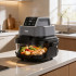 Klaasist kuumaõhufritüür TEESA GLASS AIR FRYER 4L, 1,5 L, 1500W