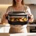 Klaasist kuumaõhufritüür TEESA GLASS AIR FRYER 4L, 1,5 L, 1500W