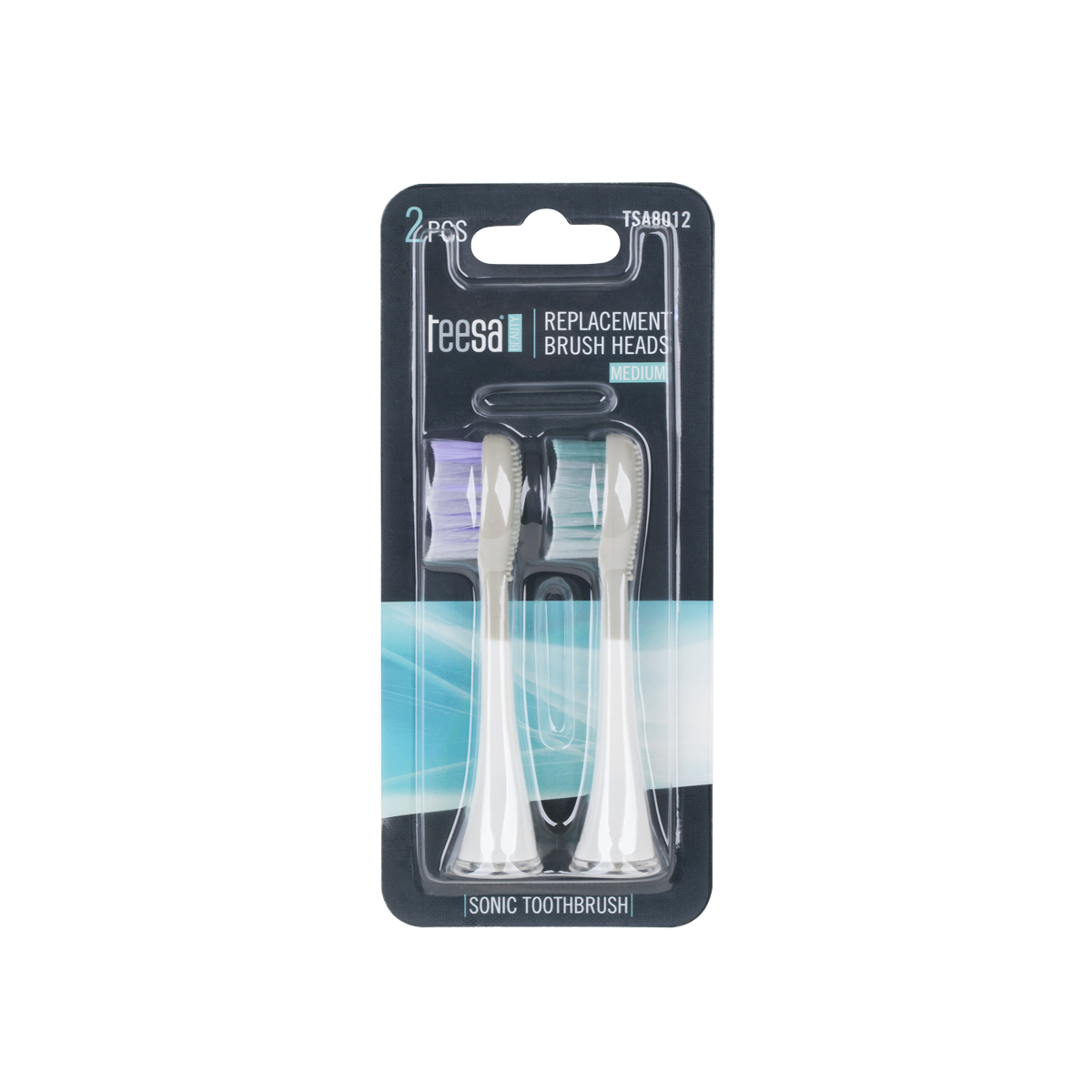 Hambaharjaotsikud, blister – TEESA SONIC/SONIC PRO, keskmine