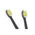 Pehmete hambaharjapeade komplekt Teesa SONIC BLACK
