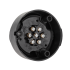 Plastist haagise pistikupesa, 7-kontaktiline, 12/24 V
