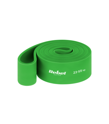 Treeningkumm Power Band Rebel Active TPE, roheline, PT-5, 23–55 kg
