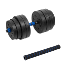 Reguleeritav bituumenhantel ühenduslüliga, Rebel Active, 1x20 kg
