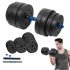 Reguleeritav bituumenhantel ühenduslüliga, Rebel Active, 1x20 kg