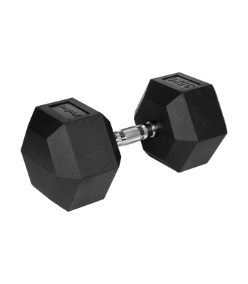 Kummikattega malmhantel Rebel Active HEX 35 kg