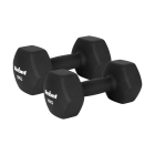 Malmist neopreenkattega HEX-hantlid REBEL ACTIVE, 2 × 10 kg