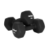 Malmist neopreenkattega HEX-hantlid REBEL ACTIVE, 2 × 10 kg