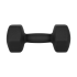 Malmist neopreenkattega HEX-hantlid REBEL ACTIVE, 2 × 10 kg