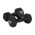 Neopreenkattega malmist hantlid REBEL ACTIVE HEX, 2 × 5 kg
