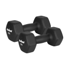 Malmist neopreenkattega HEX-hantlid REBEL ACTIVE 2 x 7 kg