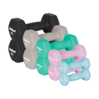Neopreenkattega malmist hantlite komplekt REBEL ACTIVE HEX, 30 kg (2x1 kg + 2x2 kg + 2x3 kg + 2x4 kg + 2x5 kg)
